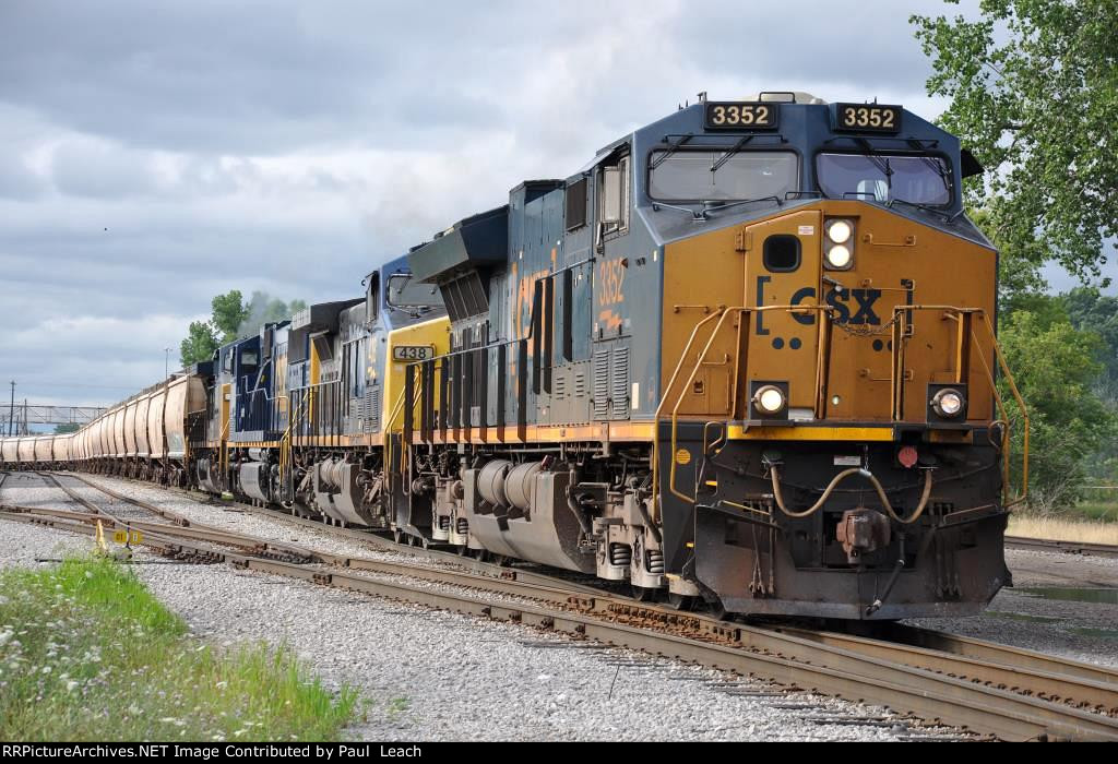 Building a grain train in the yard